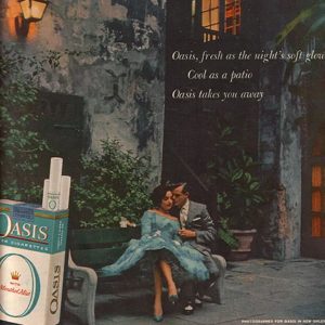 Oasis Cigarettes Ad May 1959