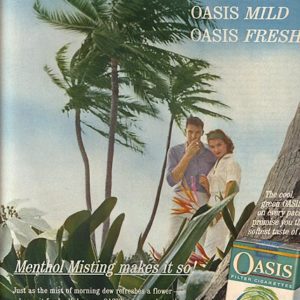 Oasis Cigarettes Ad May 1961