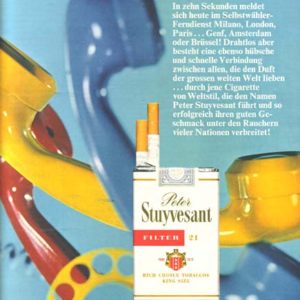 Peter Stuyvesant Cigarettes Ad November 1967