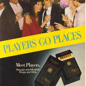 Players Cigarettes Ad 1983