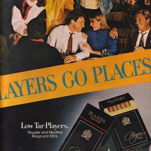 Players Cigarettes Ad 1984