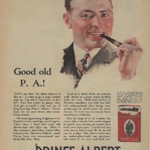 Prince Albert Pipe Tobacco Ad 1927