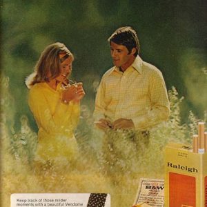 Raleigh Cigarettes Ad 1972