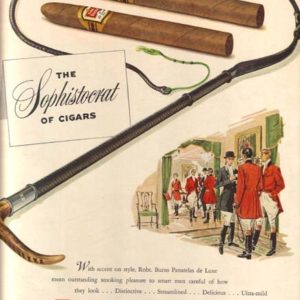 Robert Burns Cigars Ad April 1951