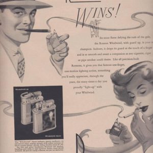 Ronson Lighter Ad 1949
