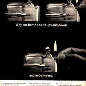 Ronson Lighter Ad 1963