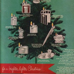 Ronson Lighter Ad December 1949