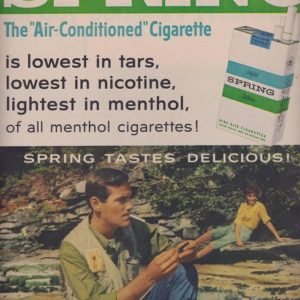 Spring Cigarettes Ad 1960