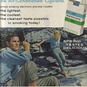 Spring Cigarettes Ad March 1960