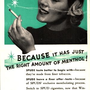 Spud Cigarettes Ad 1939