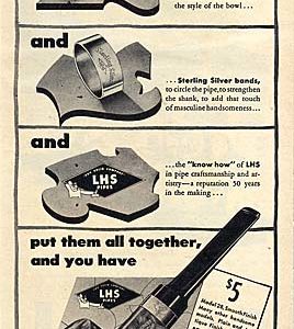 Sterncrest Pipes Ad 1946