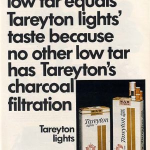 Tareyton Ad 1978