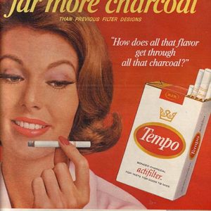 Tempo Cigarettes Ad 1964