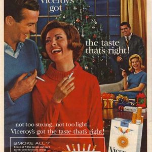 Viceroy Ad December 1963