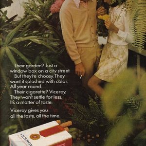 Viceroy Ad October 1971