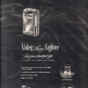 Video Luxury Lighter Ad 1948