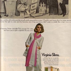 Virginia Slims Cigarettes Ad 1969