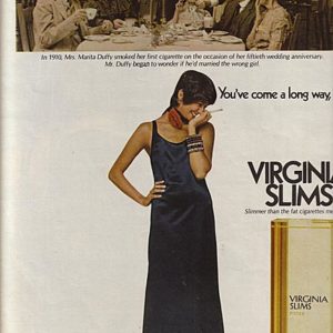 Virginia Slims Cigarettes Ad 1972