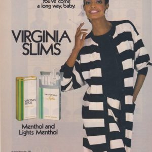 Virginia Slims Cigarettes Ad 1985