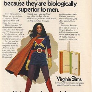 Virginia Slims Cigarettes Ad April 1971