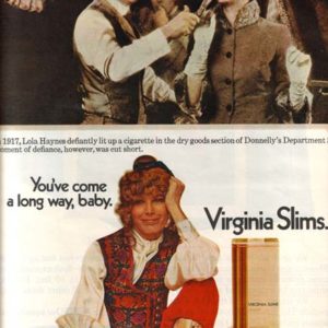 Virginia Slims Cigarettes Ad July 1971