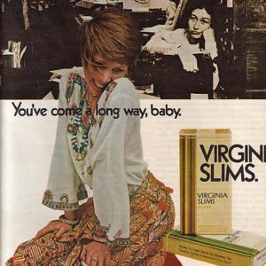 Virginia Slims Cigarettes Ad October 1971