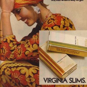 Virginia Slims Cigarettes Ad September 1971