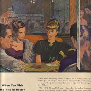 Webster Cigars Ad December 1946