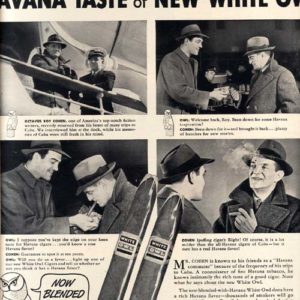 White Owl Cigars Ad 1940