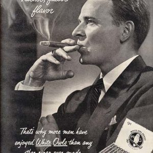 White Owl Cigars Ad 1947