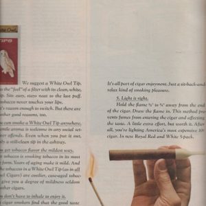 White Owl Cigars Ad July 1964