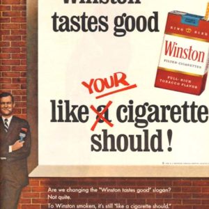 Winston Ad April 1966