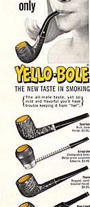 Yello-Bole Pipes Ad 1967