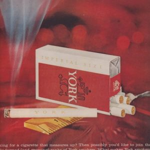 York Cigarettes Ad 1964