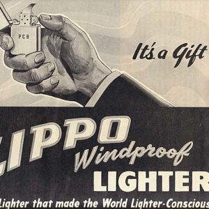 Zippo Lighter Ad 1946