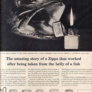 Zippo Lighter Ad 1961