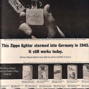 Zippo Lighter Ad 1964