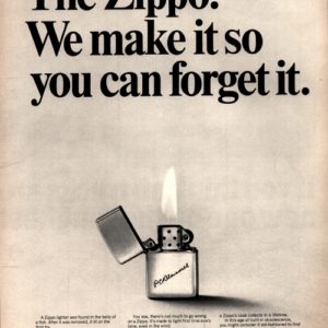 Zippo Lighter Ad 1967