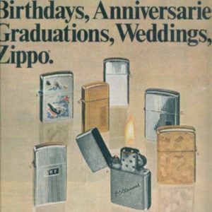 Zippo Lighter Ad 1969