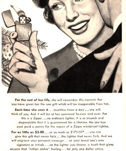 Zippo Lighter Ad December 1948