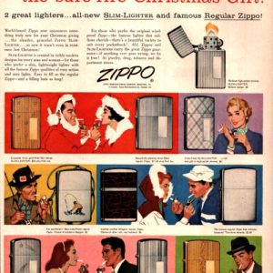 Zippo Lighter Ad December 1956