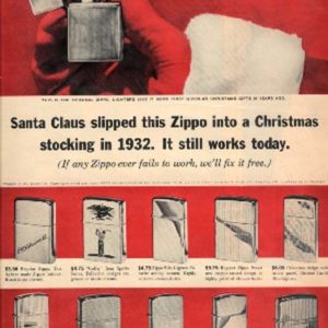 Zippo Lighter Ad December 1963
