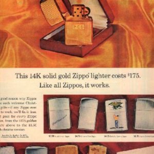 Zippo Lighter Ad December 1965