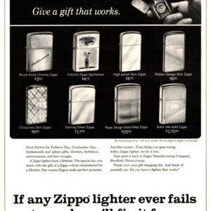 Zippo Lighter Ad June 1966