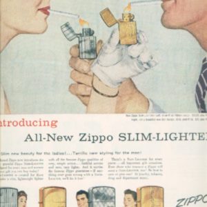 Zippo Lighter Ad October 1956