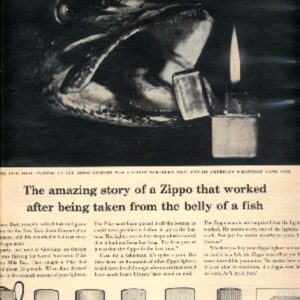 Zippo Lighter Ad October 1960