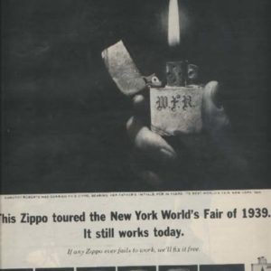 Zippo Lighter Ad September 1963
