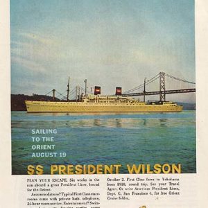 American President Lines Ad 1959