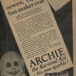 Archie Toy Ad 1924