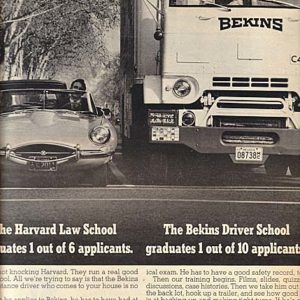 Bekins Moving Company Ad 1968
